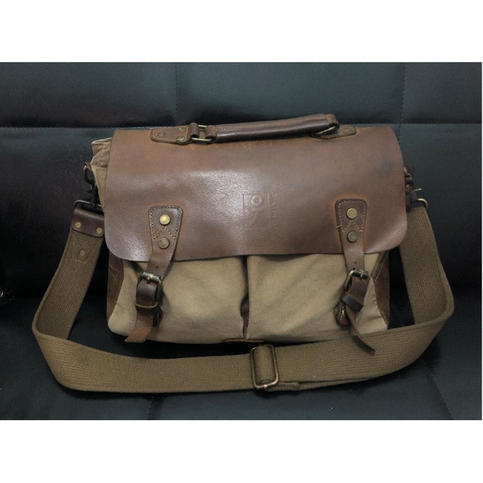 Tas Laptop Pria Ishiya Kulit Original - Preloved