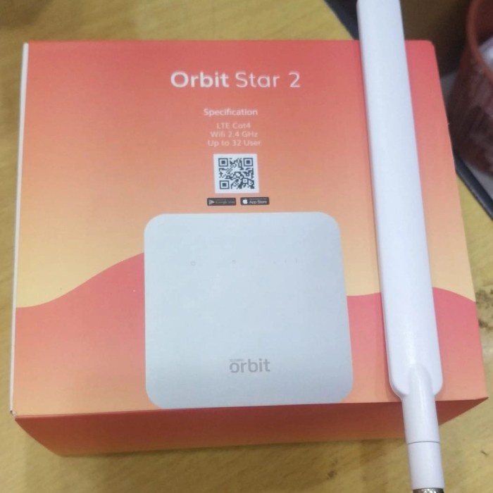 MODEM WIFI 4G TELKOMSEL ORBIT STAR 2 HUAWEI B312 50GB FREE ANTENA