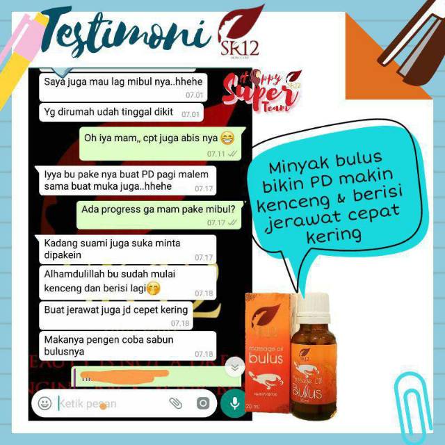 MINYAK BULUS ORIGINAL / MASSAGE OIL BULUS SR12 / PENGENCANG PAYUDARA / TREATMENT WAJAH DAN TUBUH