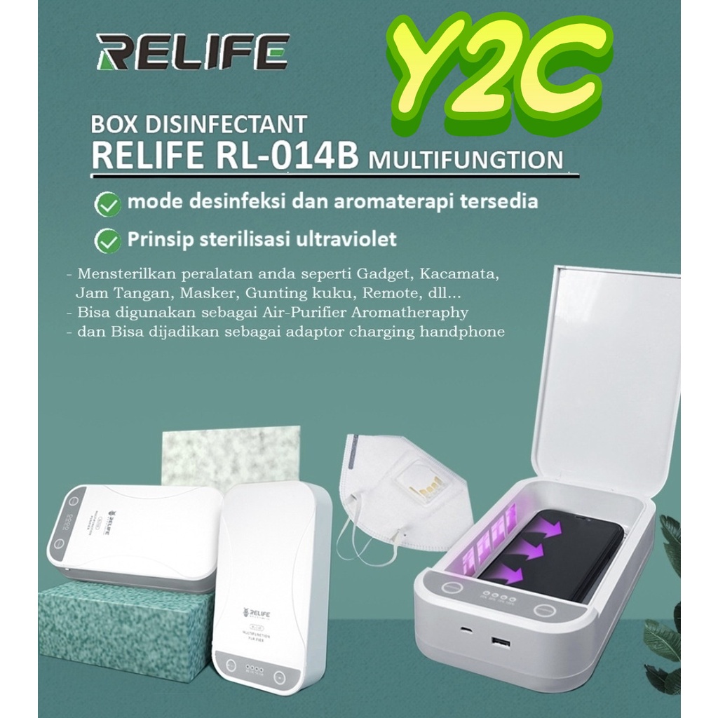 BOX DISINFECTANT RELIFE RL-014B ULTRAVIOLET  + CHARGER
