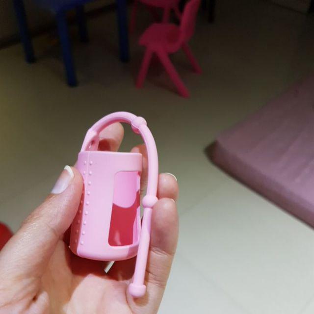 Silicone Case Essential Oil Pink 15ml Dan 5ml - Accessories Aromatherapy Minyak Atsiri Gantungan Oil