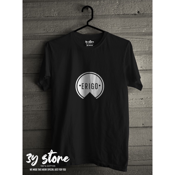 Kaos ERIGO APPAREL T-shirt Premium Brand Distro Baju pria wanita Tshirt Cotton Combed 30s - 3Y STORE