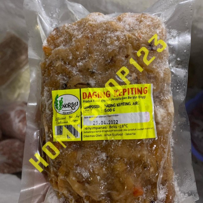 

PROMO DAGING KEPITING KUPAS BEKU - CRAB FROZEN- BUKAN CAPIT 5 KG LUAR