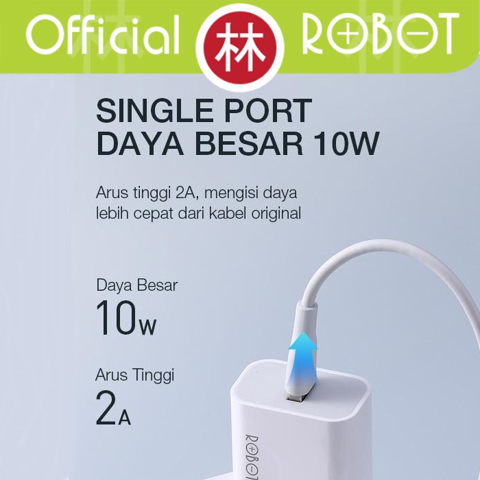 Robot RT-K8 10W 2A Small &amp; Portable Charger Single Output