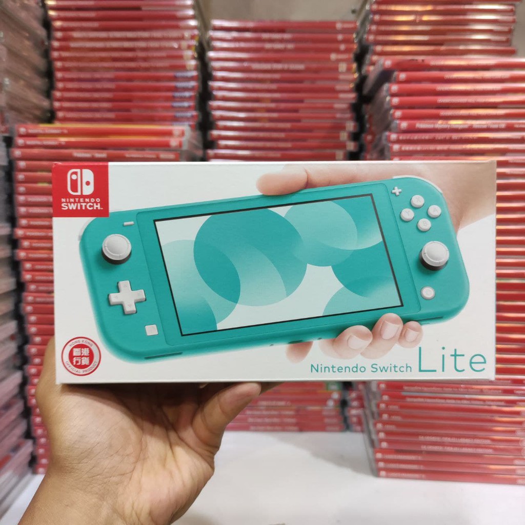 Nintendo Switch Lite Console Mesin Blue Biru Turquoise