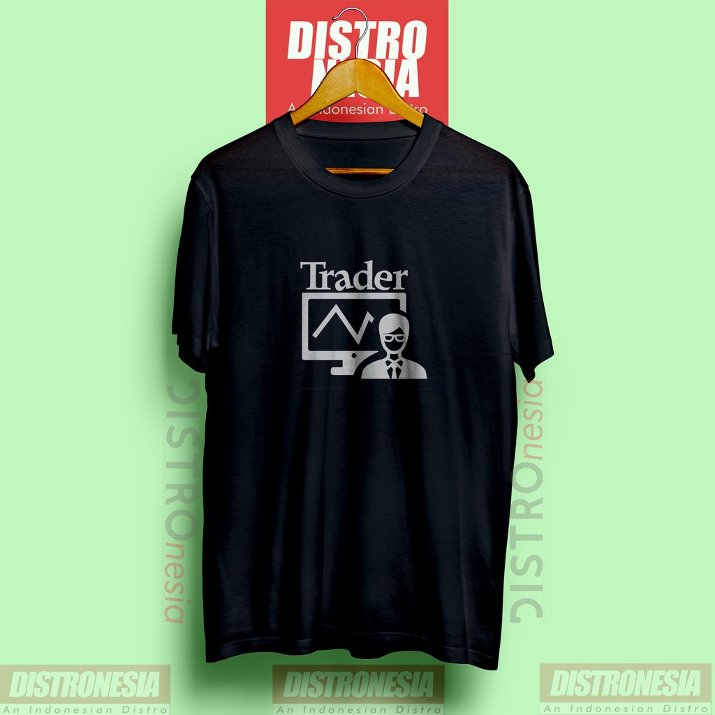 Kaos Baju Trader Investor Saham Bitcoin Best Seller