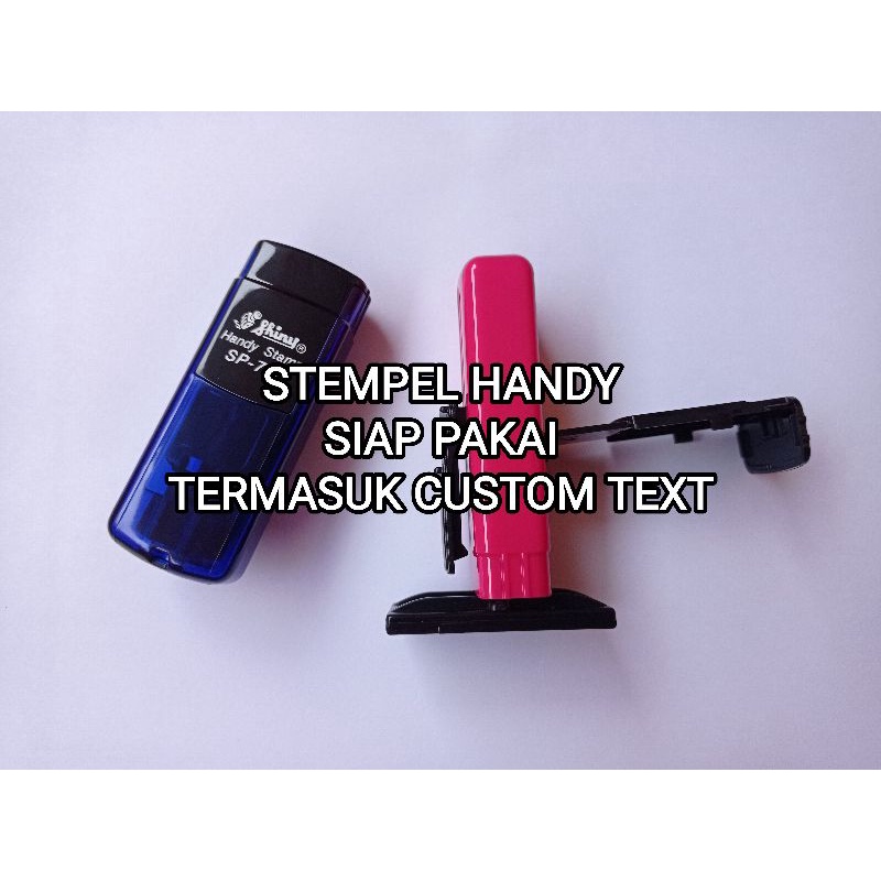 

Stempel Handy Shiny SP-723 sudah termasuk text by request