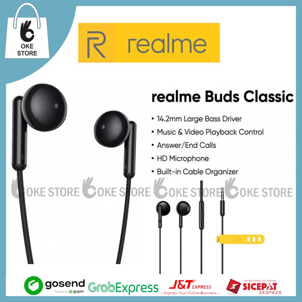Realme Buds Classic Earphone Garansi Resmi Realme