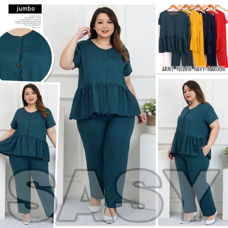 COD SETELAN WANITA JUMBO / SETELAN RAYON / ONE SET WANITA DAILY / SET RAYON PIYAMA RAYON PREMIUM