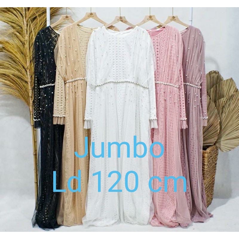 Gamis ozias Sera JUMBO LD 120 Sparkle tile kiri kanan/GAMIS JUMBO/gamis formal/Gamis mymyFashion