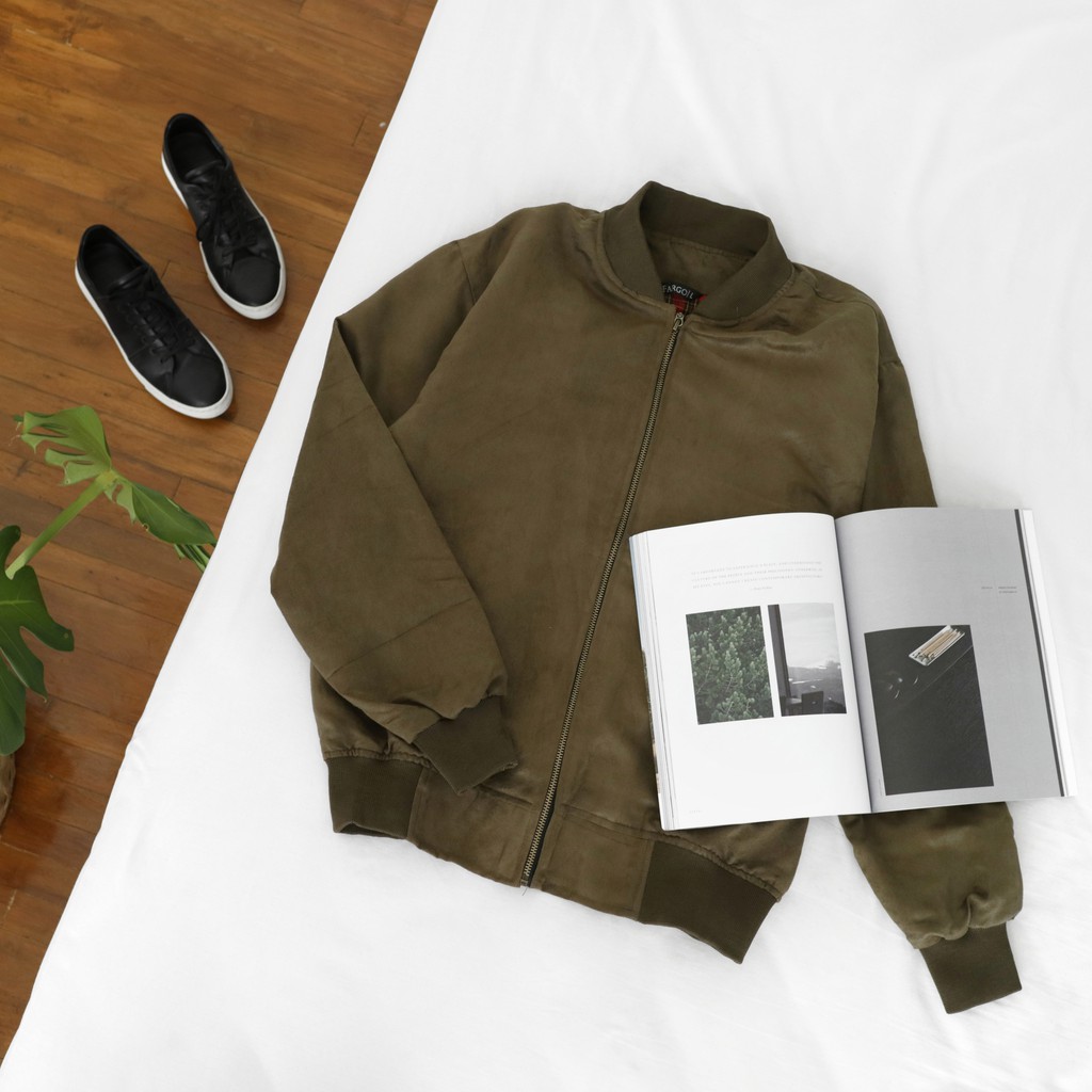 Fargo Jaket Pria Suede Jacket Camo