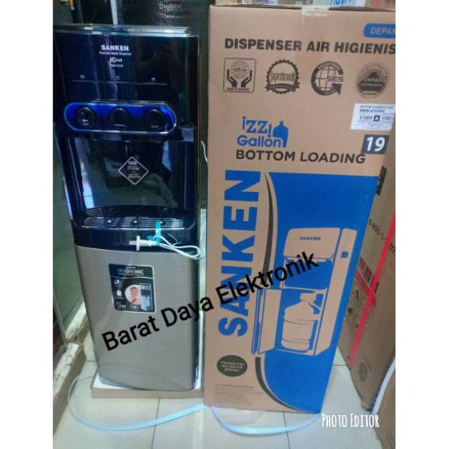 Sanken Dispenser Galon Bawah Sanken HWD-C535IC Water Dispenser Galon Bawah Low Watt 170Watt