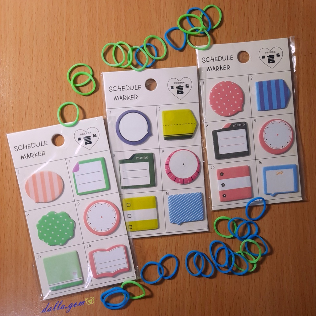 

Schedule Marker / Cute Stick Marker / Pembatas Tempel – dalla.gom