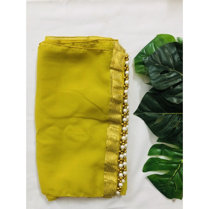 SELENDANG CHIFFON JODHA-Hijau sandat