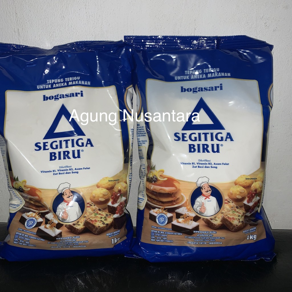 

Tepung Terigu Segitiga Biru Premium 1 kg
