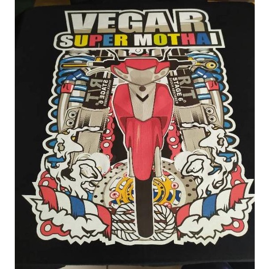 Kaos Motor Racing Vega R Distro Thailook Custom Balap Polos