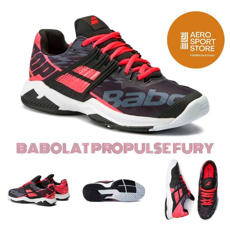 [ SEPATU TENIS LAPANGAN BABOLAT PROPULSE FURY ]