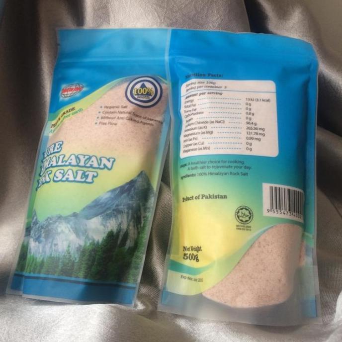 

Cuci Gudang Awal Tahun Pink Himalayan salt Garam Himalaya Himsalt Organic 500gr Promo