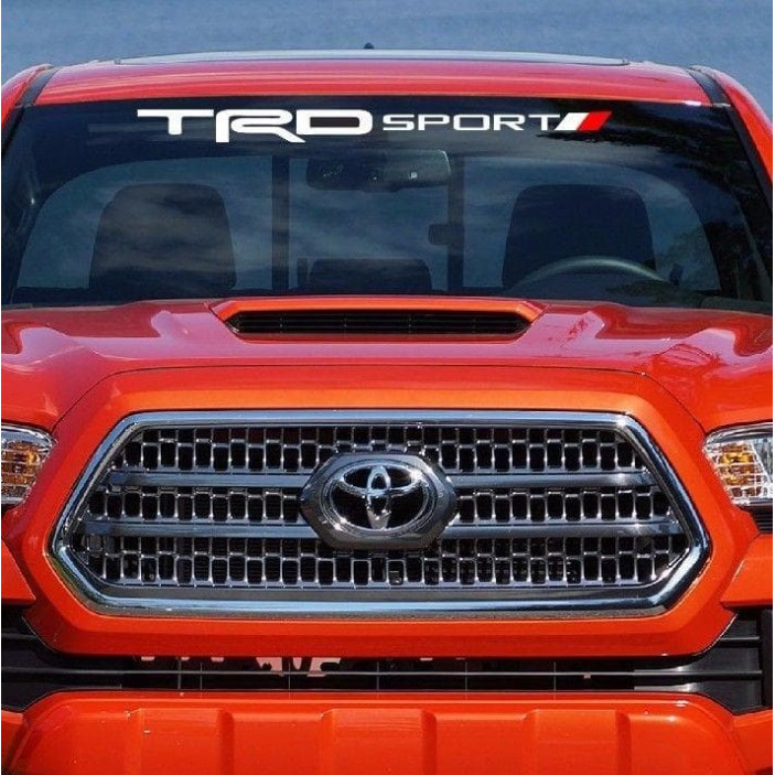 sticker trd sport stiker mobil trd sport kaca Keren