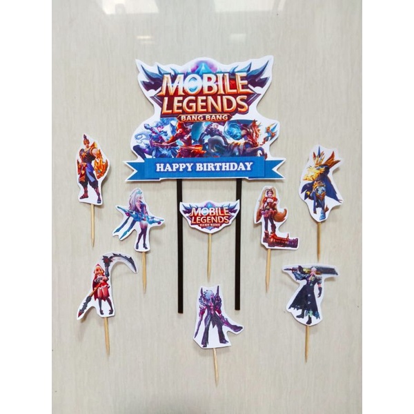 Cake topper Mobile Legends