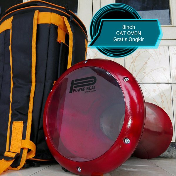 Darbuka 8inch Mika Power Beat Sombaty Calti Darbuka Merah