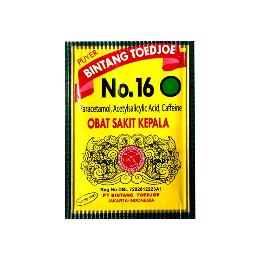 

Bintang Toedjoe Puyer No.16 1 Pack (12 Sachet)