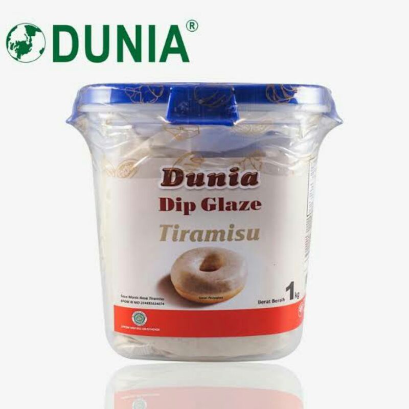 

Dip Glaze Dunia Tiramisu Gless Dunia Tiramisu Repack 200 Gram