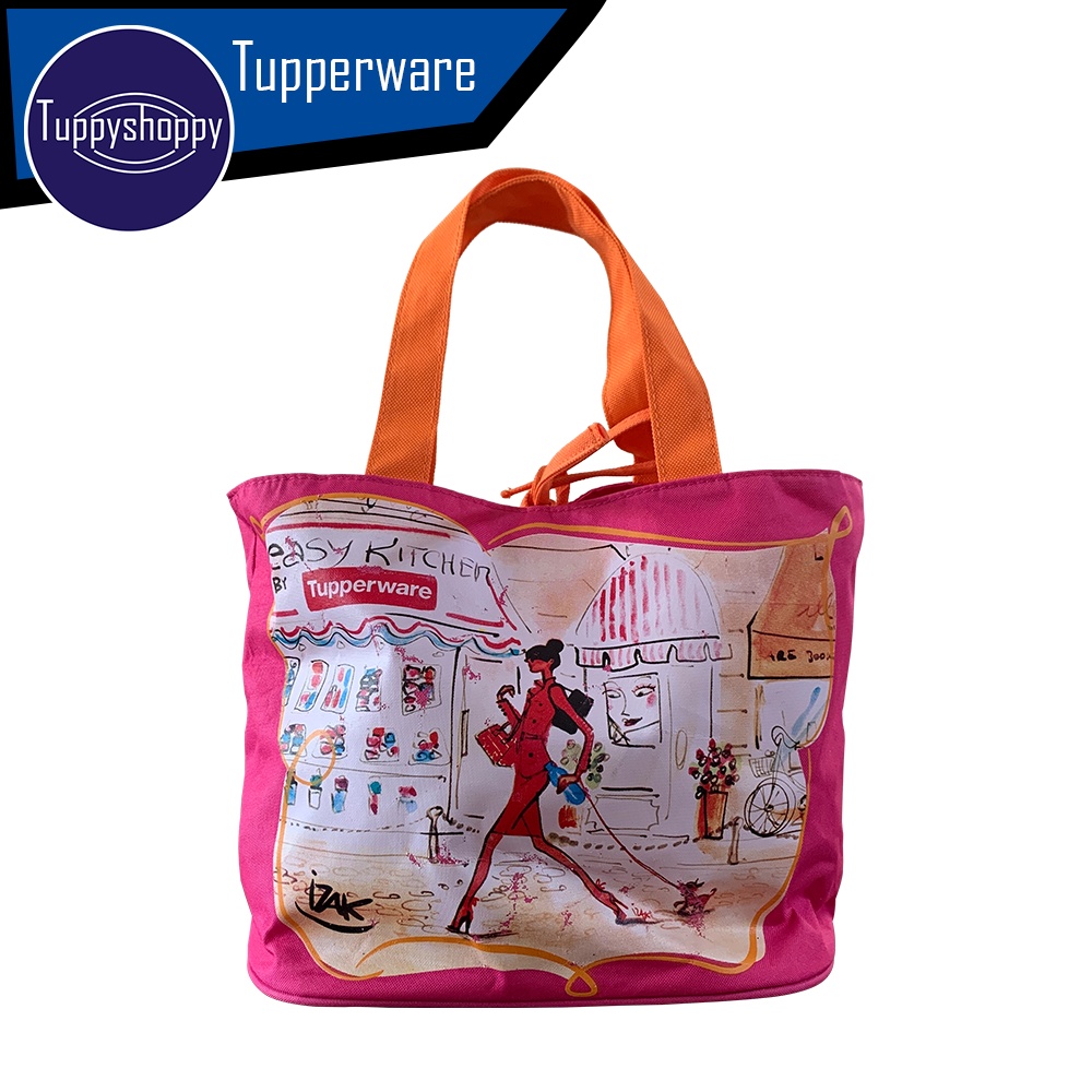 Tas Tempat Bekal Wanita Tempat Makan Sambal Botol dan Cutlery Set Tupperware Miss Belle