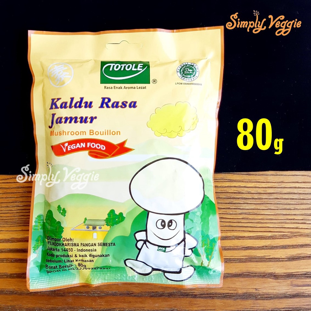 

Kaldu Jamur Totole 80g / Penyedap Rasa Jamur Vegetarian Vegan Halal / Penyedap Rasa Vegetarian