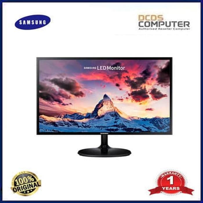 JOM0237 Samsung Monitor LED 24 Inch S24F350FHE LCD HDMI 1080 24"