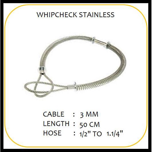 Jual Whipcheck Stainless 3 Mm X 50 Cm ( Rts 25 Safety Hose Whip Check