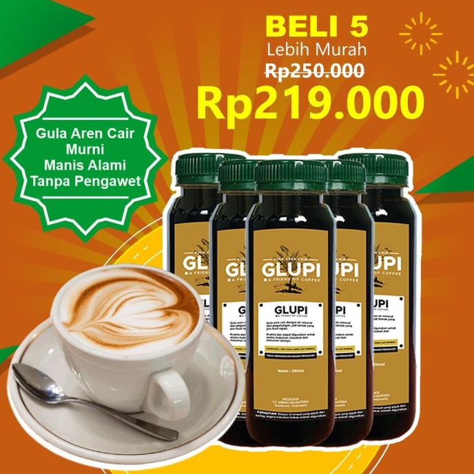 

[PAKET 5 BOTOL GLUPI] BROWN SUGAR/GULA AREN SYRUP GULA ENAU PRAKTIS CD364512ZX