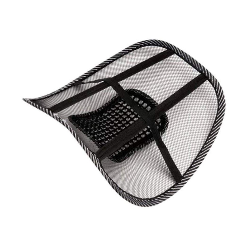 Sandaran Penyangga Punggung Kursi Jok Mobil Pijat - Mesh Back Support