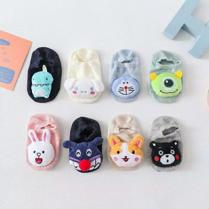 kaos kaki bayi anak 3D karakter lucu