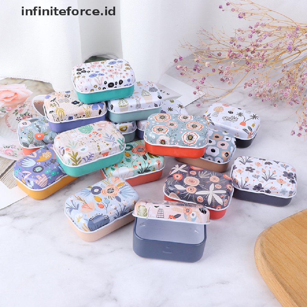 (Infiniteforce.Id) Kotak Penyimpanan Koin / Perhiasan Motif Bunga