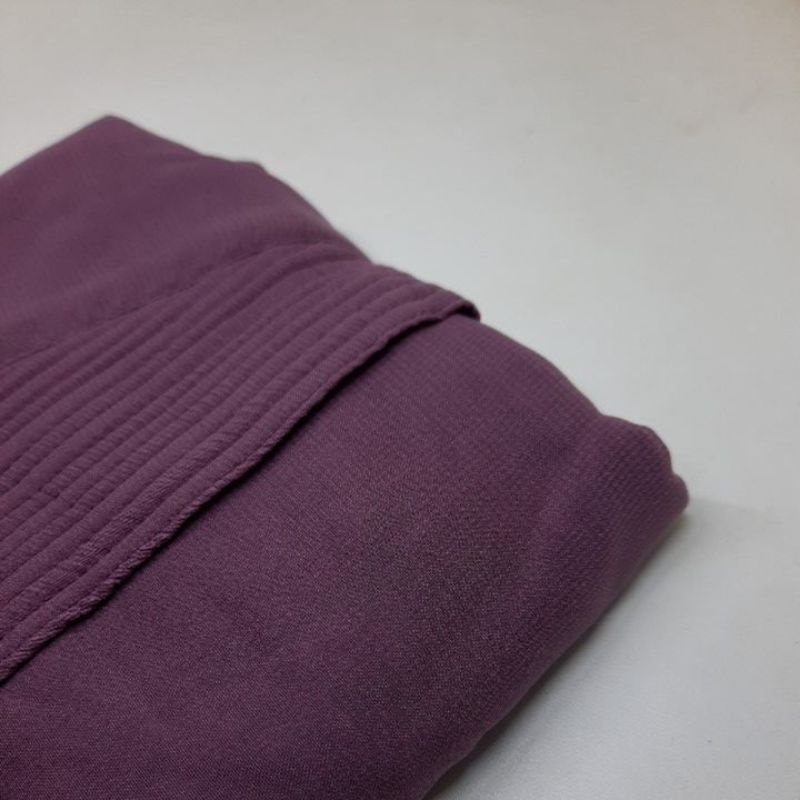 SALE Hijab Khimar livia alifa 2 layer oval / Jilbab 2 layer-Standar Purple