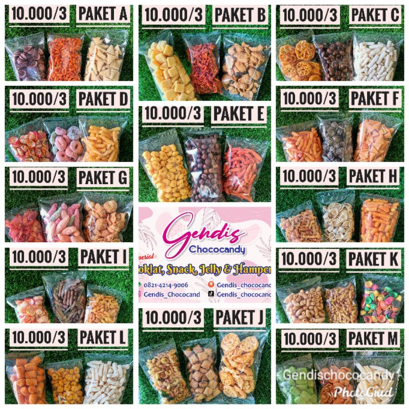 PAKET SNACK MURAH / PAKET SNACK KILOAN / PAKET 10.000 3