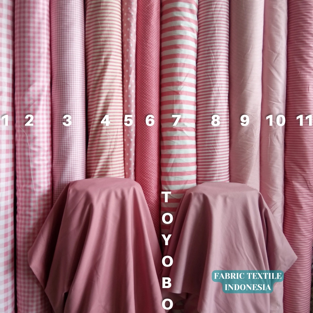 KAIN KATUN JEPANG MOTIF TOKAI SENKO / JAPAN DESIGN / KAIN MOTIF SERIES SALEM / KAIN KATUN JEPANG SAL