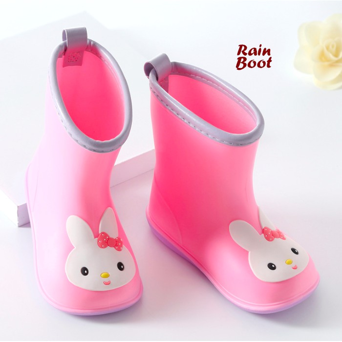 Rain BOOTS PINK (Sepatu boot anak anti air) barang berkualitas