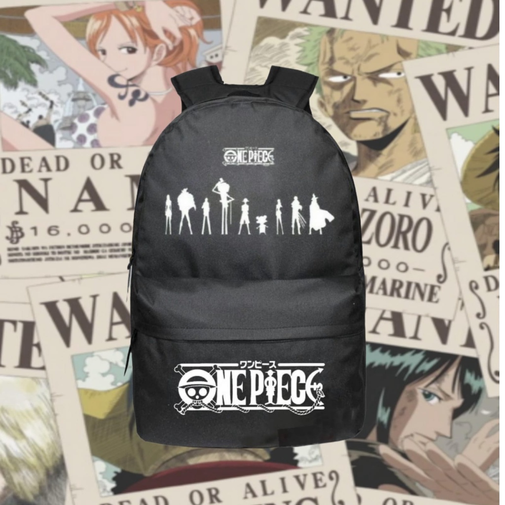 tas ransel anime tas sekolah tas backpack tas punggung one piece