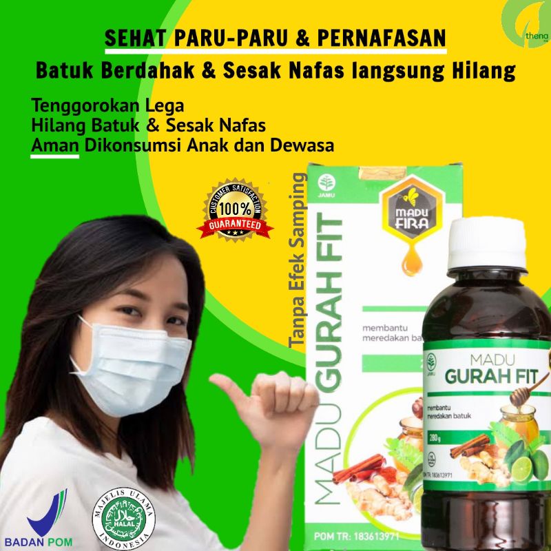 Madu Gurah Fit Gurahvit Laserin Empedu Alergi Debu Obat Batuk Woods Siladex Pilek bayi kesehatan bat