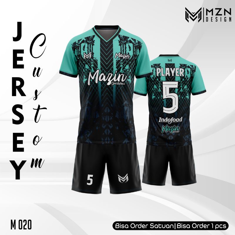 [Bisa Satuan] Jersey futsal & Sepak Bola Custom Design