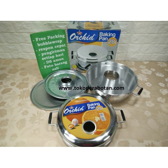 Baking Pan Orchid 28cm