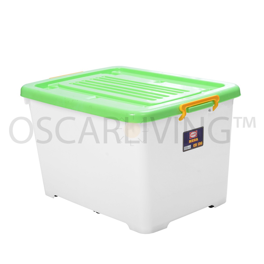 Shinpo 116 Mega Box Container CB 130 Liter + Roda / Box Serbaguna