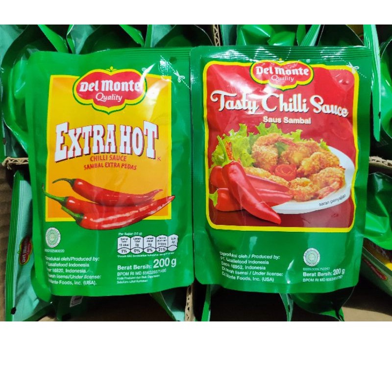 

Delmonte Extra Hot & Tasty Chili Pouch 200 ML