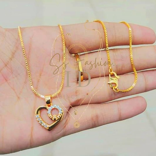 Kalung Italy Liontin Love Anti Karat