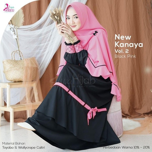 GAMIS KANAYA  1 SET KHIMAR || ALWA HIJAB