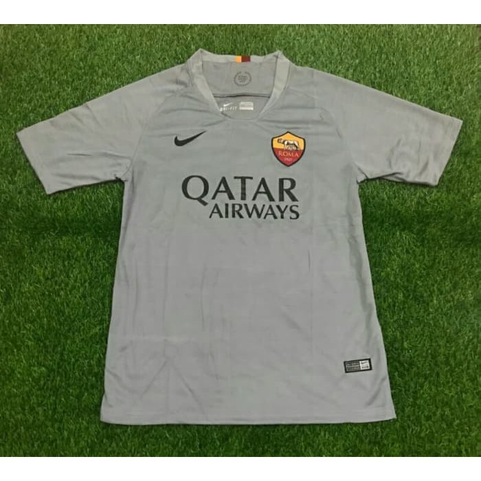 JERSEY BOLA AS ROMA AWAY 2018/2019 GRADE ORI