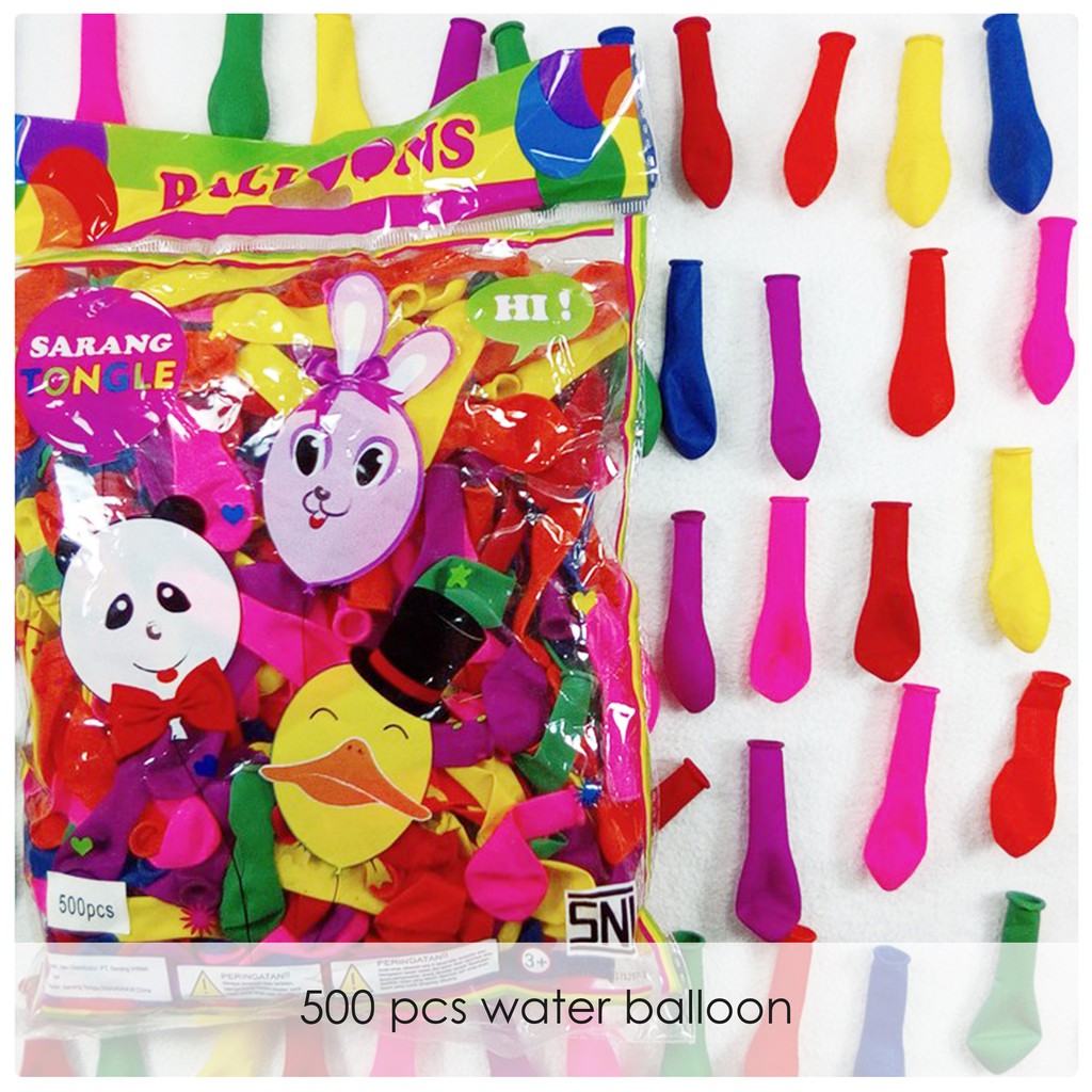 Edufuntoys 500PCS WATER BALLOON balon  jari balon  air 