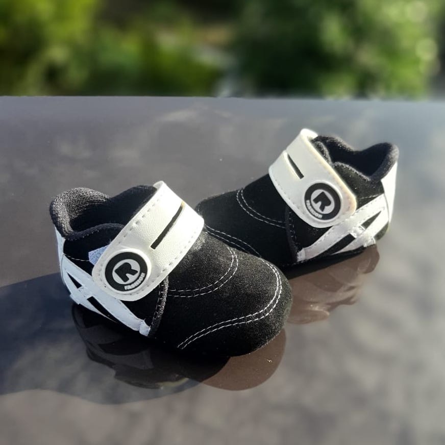 VINANDOZ PRL05 Sepatu anak Bayi Newborn Prewalker Laki Laki Perempuan Bahan Super Lembut Motif Prepet 0-11 bulan